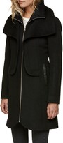 Thumbnail for your product : Soia & Kyo Slim Fit Wool Blend Coat