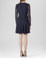 Thumbnail for your product : Reiss Dress - Rosalin Sheer Sleeve Lace