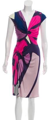 Issa Printed Silk Dress