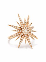 Thumbnail for your product : Djula 18kt rose gold Big Sun diamond ring