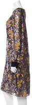 Thumbnail for your product : Lanvin Lace Inset Brocade Dress