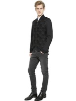 Thumbnail for your product : Alexander McQueen Skull Jacquard Cotton Blend Sweatshirt