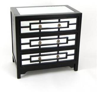3 Drawer Mirrored Chest Shop The World S Largest Collection Of Fashion Shopstyle