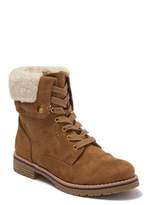 bitter faux shearling trim bootie