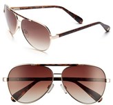 Thumbnail for your product : Vince Camuto 60mm Aviator Sunglasses (Online Only)