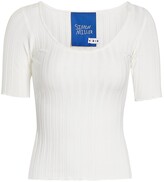 Thumbnail for your product : Simon Miller Vista Scoopneck Ribbed Top