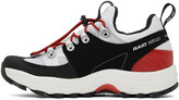 Thumbnail for your product : Salomon White & Red Raid Wind Sneakers