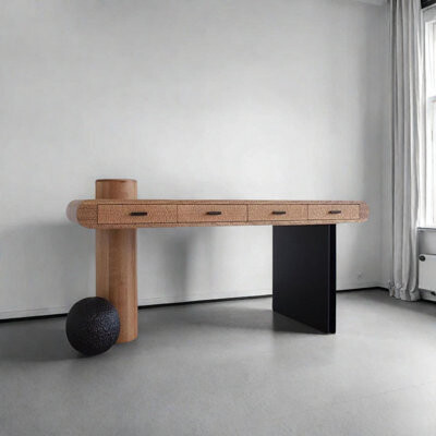 Hokku Designs Retro Multifunctional Art Console Table