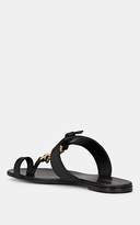 Thumbnail for your product : Gianvito Rossi Women's Chain-Embellished Leather Sandals - Black