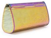Thumbnail for your product : Balenciaga Bb Hard Logo-embossed Iridescent Leather Clutch - Womens - Multi