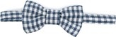 Thumbnail for your product : Il Gufo Linen Plaid Check-Pattern Bow Tie