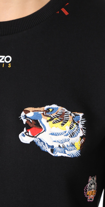 Kenzo Allover Multi Icons Classic Sweatshirt