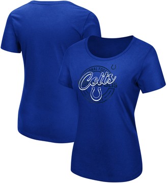 Majestic Women's Royal Indianapolis Colts Showtime Break Free T-Shirt