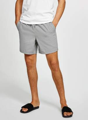 Topman Grey Canvas Shorts