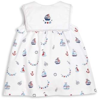 Kissy Kissy Baby Girl's Two-Piece Seven Seas Cotton Printed Dress & Diaper Cover