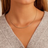 Thumbnail for your product : Gorjana Classic Diamond Row Necklace