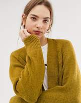 Thumbnail for your product : ASOS DESIGN eco cardigan in fluffy yarn