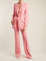 Thumbnail for your product : Alexander McQueen Wool Blend Double Lapel Blazer - Womens - Pink