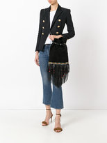 Thumbnail for your product : Roberto Cavalli tassel drop bag - women - Leather/Suede/glass - One Size