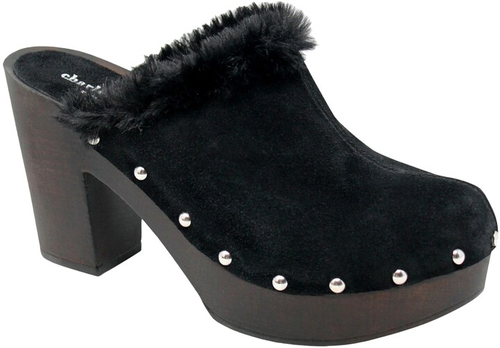 clogs with fur inside