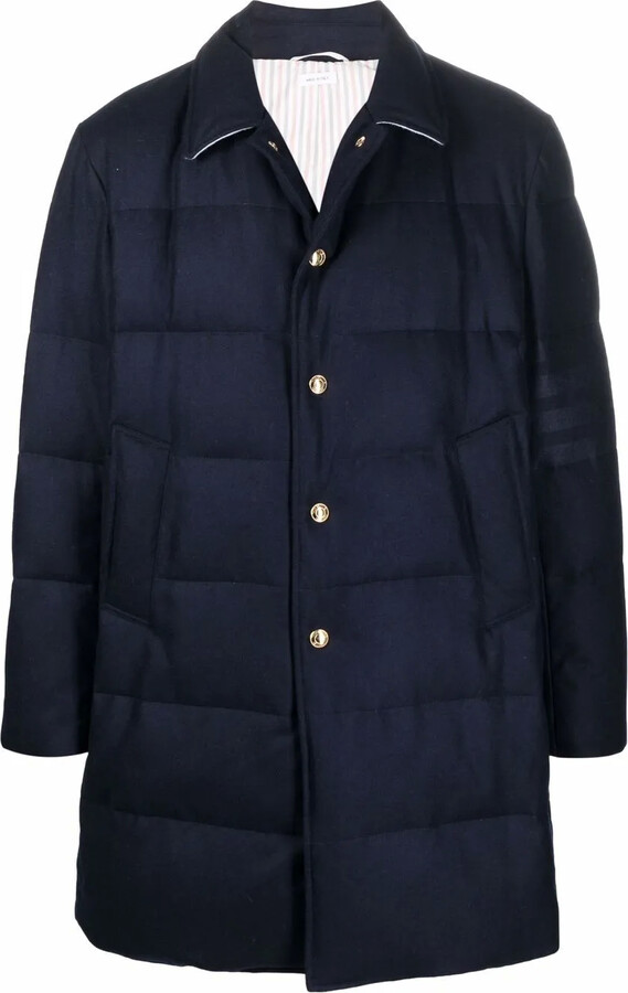 Thom Browne 4-Bar padded coat