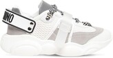 Thumbnail for your product : Moschino 30mm Mesh & Suede Sneakers