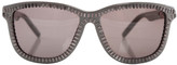Thumbnail for your product : Linda Farrow X Alexander Wang Alexander Wang Grey Zipper Motif Sunglasses