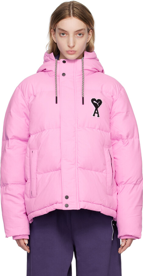 AMI Paris Purple Puma Edition Puffer Jacket - ShopStyle