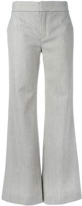 Chloé striped flared trousers