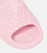 Thumbnail for your product : Versace Medusa rubber slides