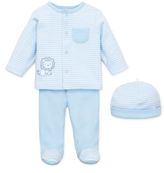 Thumbnail for your product : Little Me Baby Boys Three-Piece Lion Top, Footed Pants & Cap Set