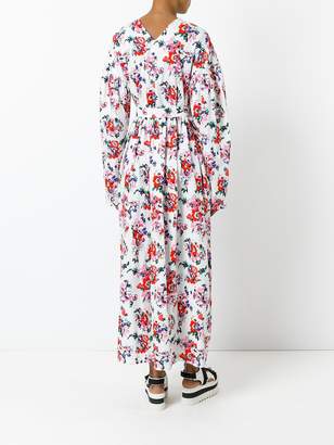 MSGM floral print maxi dress