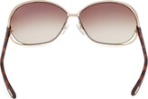Thumbnail for your product : Tom Ford Carla 66mm Oversized Round Metal Sunglasses