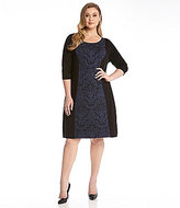 Thumbnail for your product : Karen Kane Jacquard-Paneled Dress