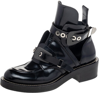 balenciaga cut out ankle boots