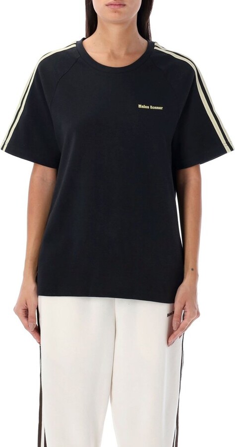 ADIDAS X WALES BONNER Logo Detailed Crewneck T-Shirt