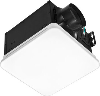 Stellweilan Tessberg Bathroom Exhaust Fan with LED Light 80 CFM 4000K Bathroom Vent 1.5 Sones Low-Noise Premium Motor Ceiling Fan for Laundry Room Storage Room Home V