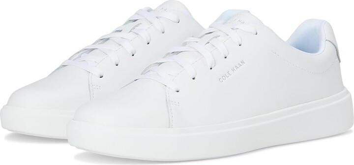 Cole Haan Grand Crosscourt Traveler Sneakers Women's Shoes White/Blue/White : 6 B - Medium, Leather