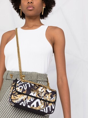 Versace Jeans Couture Baroque-Print Crossbody Bag