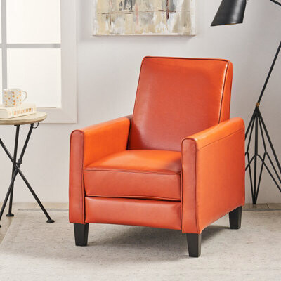 Latitude Run Upholstered Accent Chair with soft cuhsion and sturdy legs