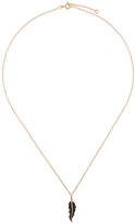 Thumbnail for your product : Diane Kordas diamond leaf charm necklace