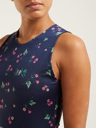 Racil Fonda Floral-print Bodysuit - Navy Multi