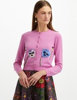 Thumbnail for your product : ODLR Pansy Embroidered Cardigan