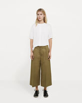 Thumbnail for your product : 08sircus Cotton Linen Ramie Wide Cropped Pants