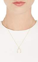 Thumbnail for your product : Jennifer Meyer Women's Diamond Wishbone Pendant Necklace - Gold