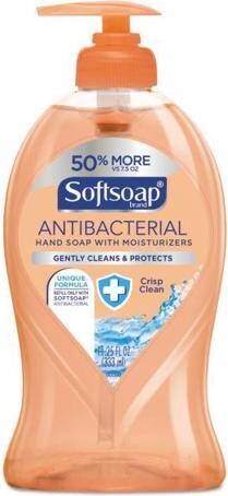 Colgate-Palmolive Antibacterial Hand Soap, Crisp Clean, 11 1/4 oz Pump Bottle 44571EA