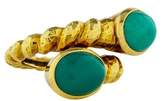 Thumbnail for your product : David Webb 18K Turquoise Bypass Ring