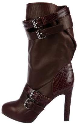 Christian Louboutin Leather Ankle Booties