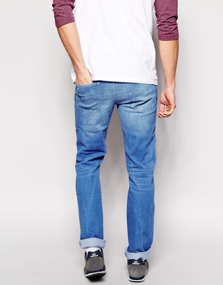Lee Jeans Daren Regular Slim Fit Bright Dye Mid Wash