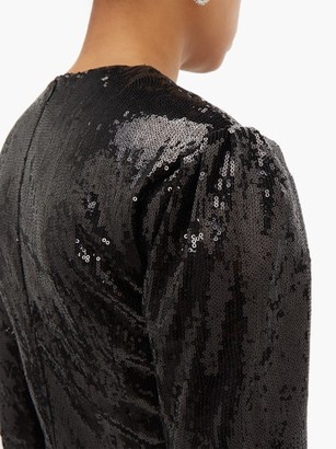 Giambattista Valli Lace And Sequin Mini Dress - Black